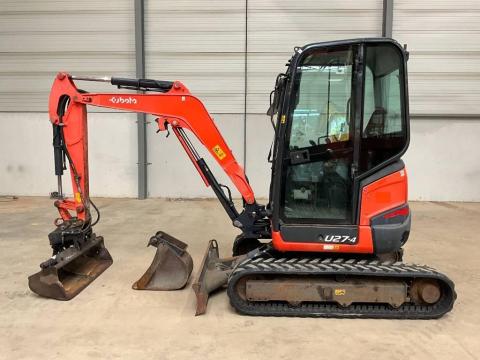 Kubota U 27-4 / 2016 / 1 668 üzemóra / Lízing 20%-tól