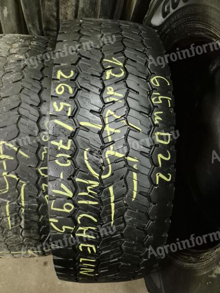 265/70 R19,5 használt tehergépkocsi-gumiabroncs
