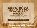 Árpa- és búzafelvásárlás és -tárolás Tépén