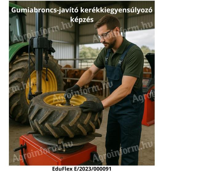 Gumiabroncs-javító és kerékkiegyensúlyozó képzés 07153009
