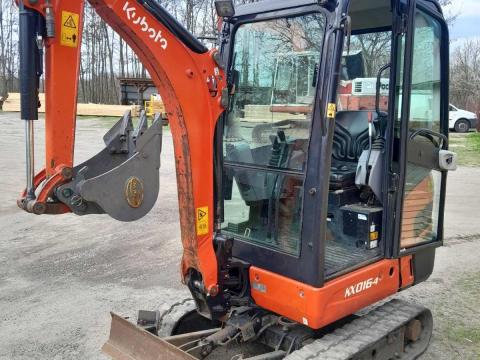 Kubota KX016-4 minikotró, kotró, árokásó magánszemélytől Kubota KX016-4 minikotró, kotró, árokásó magánszemélytől