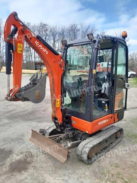 Kubota KX016-4 minikotró,  kotró,  árokásó magánszemélytől