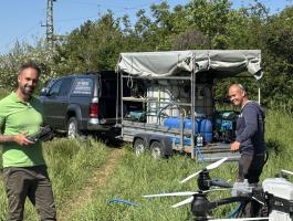 Az Amistar Sun és a Pictor gombaölő szerek már hivatalosan is kijuttathatók mezőgazdasági drónnal