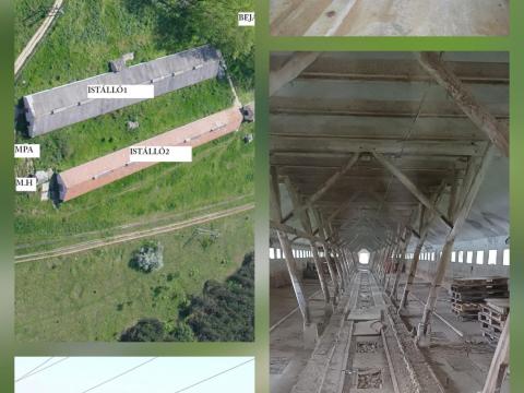 1,3 ha fejlesztési terület 5 km-re Székesfehérvártól – GKSZ-2 besorolás, 2×1200 m² épület