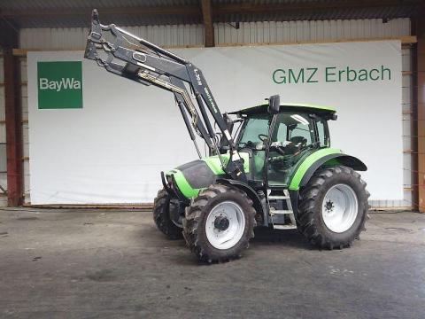 Deutz-Fahr K100 traktor Stoll homlokrakodóval Deutz-Fahr K100 traktor Stoll homlokrakodóval