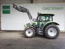 Deutz-Fahr K100 traktor Stoll homlokrakodóval