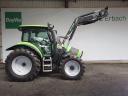 Deutz-Fahr K100 traktor Stoll homlokrakodóval