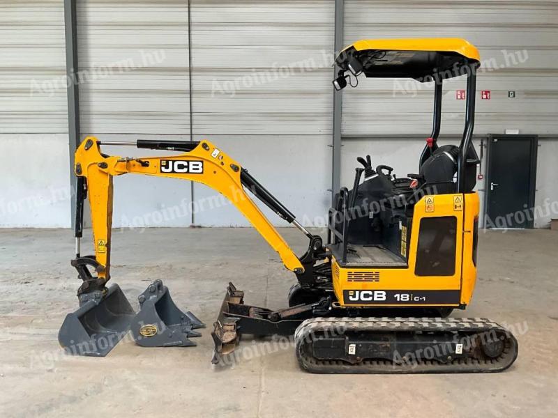 JCB 18 C-1 / 2019 / 810 h üzemóra / Lízing 20%-tól