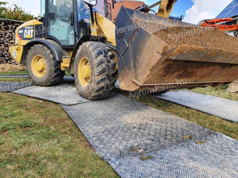 Sár,  süllyedés,  kátyú? Stabil út pillanatok alatt – Mobil utak sima lapokkal