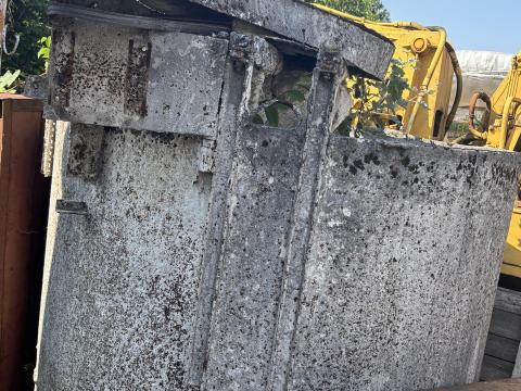 Mész-cement oltótartály 3 m³,  10-es falvastagság