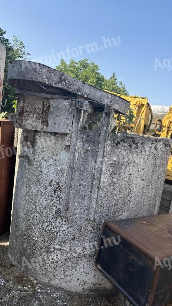 Mész-cement oltótartály 3 m³,  10-es falvastagság