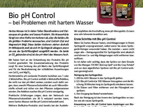 Bio pH Control permetezőgép tisztító folyadék Bio pH Control permetezőgép tisztító folyadék