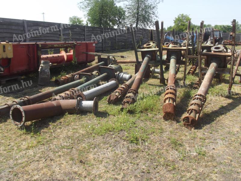 Eladó kútfejszivattyúk,  csőszivattyúk Caprari szivattyúval ellátva