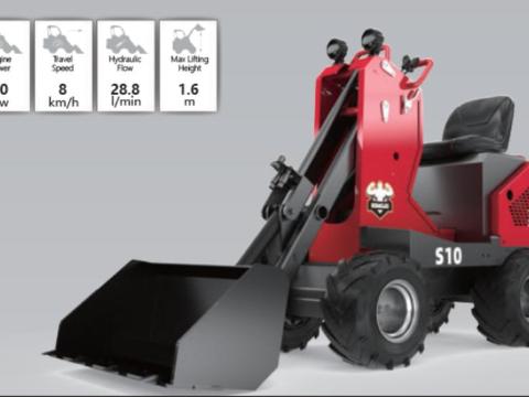 Heracles S10 Kompaktrakodógép Heracles S10 Kompaktrakodógép