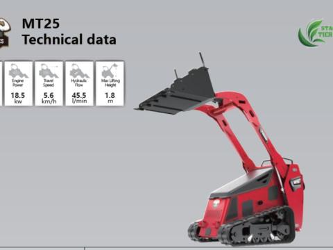 Heracles MT25 mini rakodógép Heracles MT25 mini rakodógép