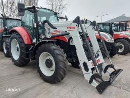 Steyr Multi 4120 traktor gyári homlokrakodós akciós áron kimagasló felszereltséggel
