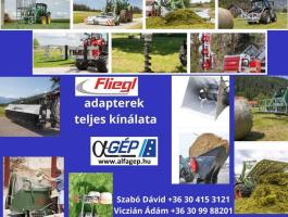 Fliegl seprőgépek és adapterek széles választéka