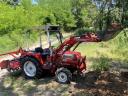 Hinomoto 24 LE traktor homlokrakodóval Kubota Yanmar Iseki homlokrakodós japán