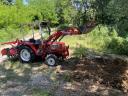 Hinomoto 24 LE traktor homlokrakodóval Kubota Yanmar Iseki homlokrakodós japán