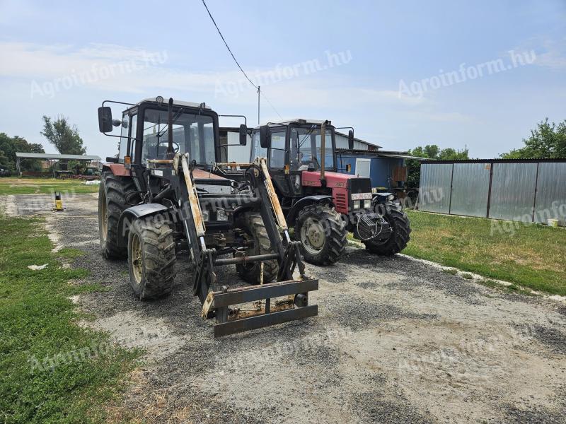Eladó MTZ 892.2 + 820.2 FerroFlex rakodóval + ENI 200L hordó