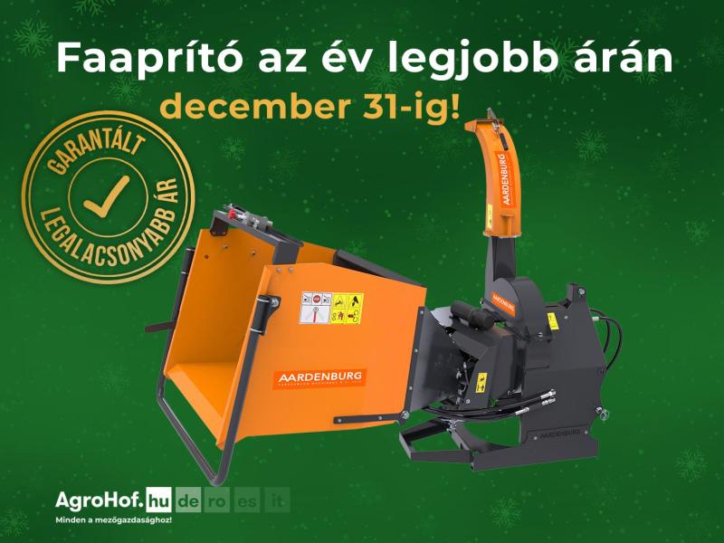 Garantált Legalacsonyabb ÁR! Kardán hajtású faaprító, ágaprító, ágdaráló (fa átmérő max. 12 cm) / Lignum M