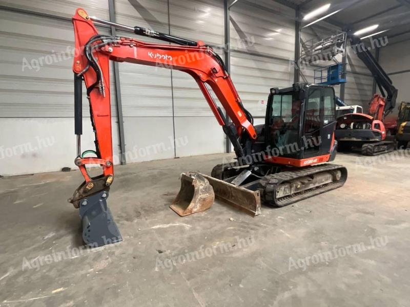 Kubota KX 080-4 A / 2017 / 3.421 h üzemóra / Lízing 20%-tól