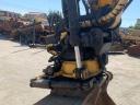 JCB JS145W Rototilt Engcon és Leica Icon 2D Lézer rendszerrel, gumikerekes kotró