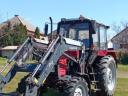 MTZ-820 traktor megkímélt állapotban, homlokrakodóval eladó