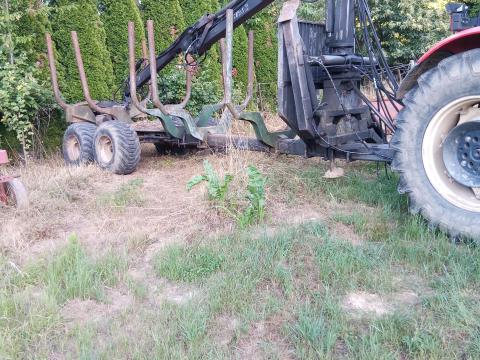 Erdészeti darus pótkocsi eladó Erdészeti darus pótkocsi eladó