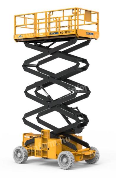 XCMG XG1523RT terepes dízel ollós emelő