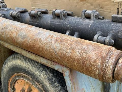 Szárzúzó / Mulcsozó késtartó tengely