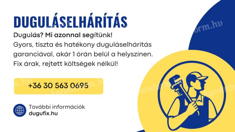 Duguláselhárítás Cserkeszőlő