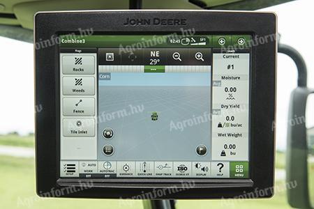 John Deere GreenStar 4640 DEMO monitor Premium 3.0 aktivációval, 100 üzemórával (AutoTrac, szakaszvezérlés)