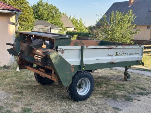 SCHICHT 2,5 t szerves trágyaszóró pótkocsi SCHICHT 2,5 t szerves trágyaszóró pótkocsi