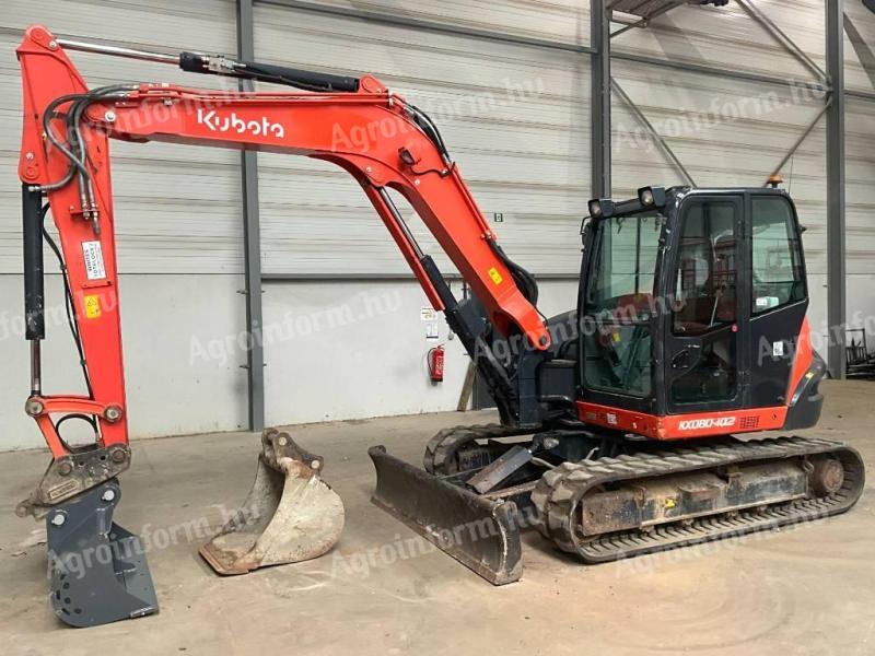 Kubota KX 080-4 A2 / 2020 / 2 522 üzemóra / Lízing 20%-tól