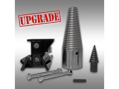 Földfúró átalakítása kúpos hasítónak Földfúró átalakítása kúpos hasítónak