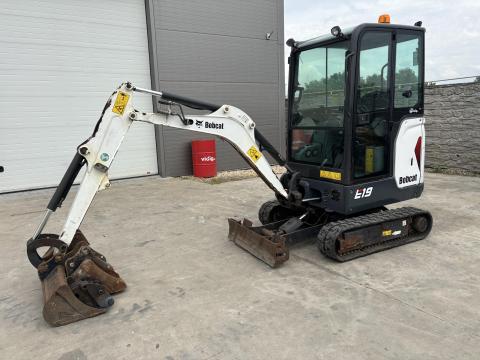 Bobcat E19 kotrógép, árokásó, minikotró