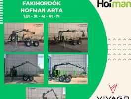 Erdészeti kiközelítő,  fakihordók HOFMAN ARTA 1.5t - 3t - 4t - 6t -7t teherbírás