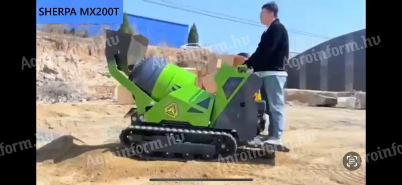 SHERPA MX200T mini Betonkeverő Mixer