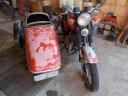 Jawa 350-634-es típusú oldalkocsis motorkerékpár felújításra, papírok nélkül eladó