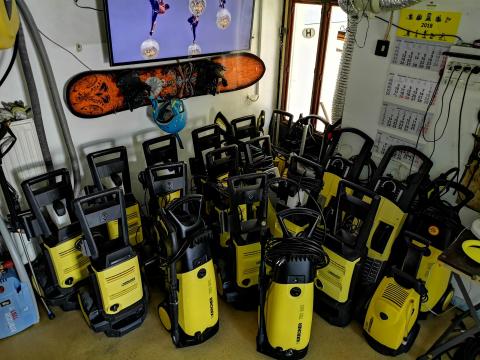 Magasnyomású mosó Karcher, Kränzle, Nilfisk, Alto, Wap, melegvizes, Sterimob