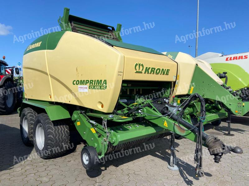 Krone CF 155 XC csomagolós bálázó kombináció