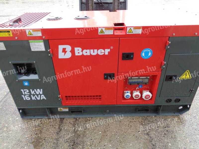 Új Bauer áramfejlesztő generátor 12 kW(16KVA) eladó