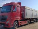 Mercedes-Benz Actros 1845 EURO 6, automata nyergesvontató + gabonaszállító félpótkocsi (Schwarzmüller 55 m³)