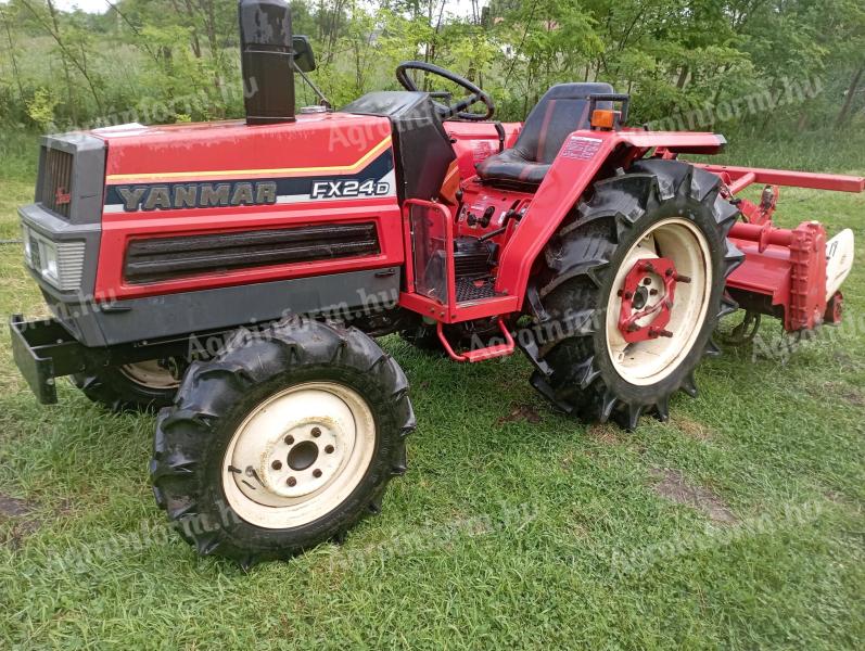 Yanmar FX 24 japán kistraktor talajmaróval 4x4 24 LE Powershift