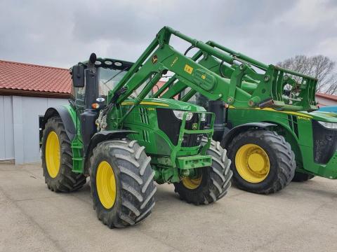 John Deere 6215R TLS + Gyári homlokrakodó John Deere 6215R TLS + Gyári homlokrakodó