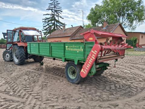 Kirchner Triumph Tipy 6 típusú, 6 tonnás fekvőhengeres trágyaszóró Kirchner Triumph Tipy 6 típusú, 6 tonnás fekvőhengeres trágyaszóró