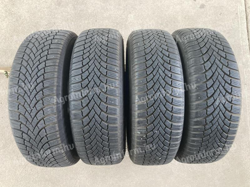 195/65 R15 Bridgestone Blizzak LM005 téli gumi garnitúra (felni nélkül) eladó