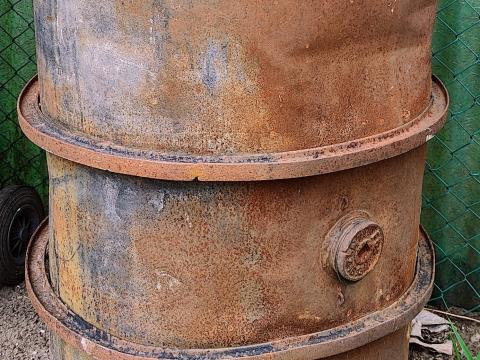 Gázolajos hordó, Vaspántos vaslemez hordó 200 L Gázolajos hordó, Vaspántos vaslemez hordó 200 L