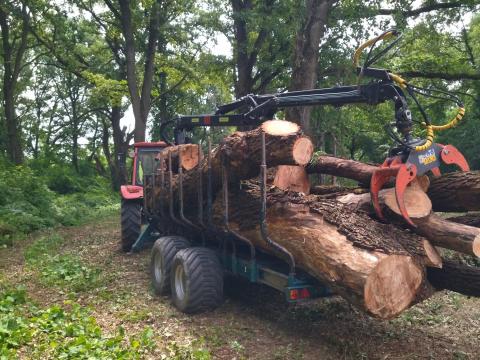 Erdészeti kihordó kocsi Erdészeti kihordó kocsi